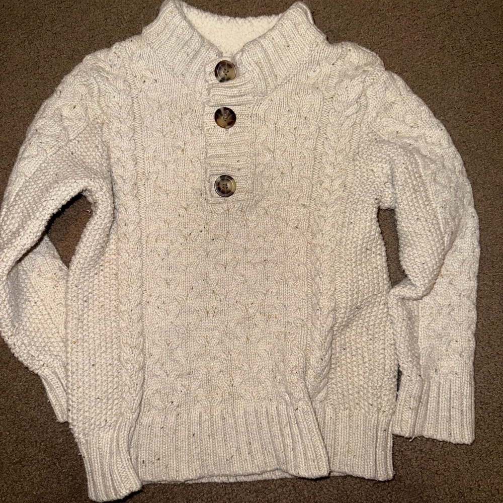 Cozy Cream Sweater for Kids